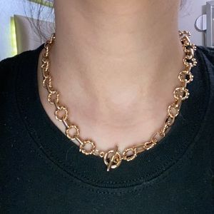 Gold chain necklace